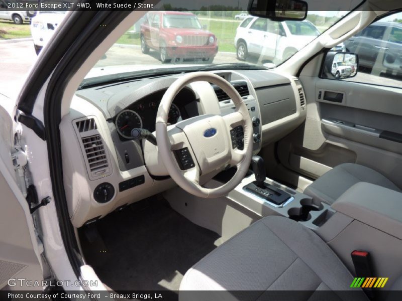 White Suede / Stone 2012 Ford Escape XLT 4WD