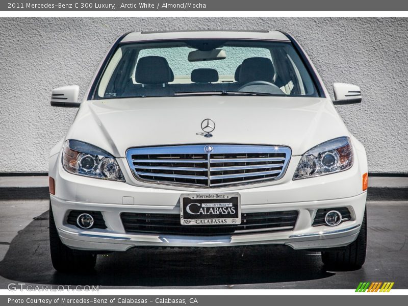 Arctic White / Almond/Mocha 2011 Mercedes-Benz C 300 Luxury