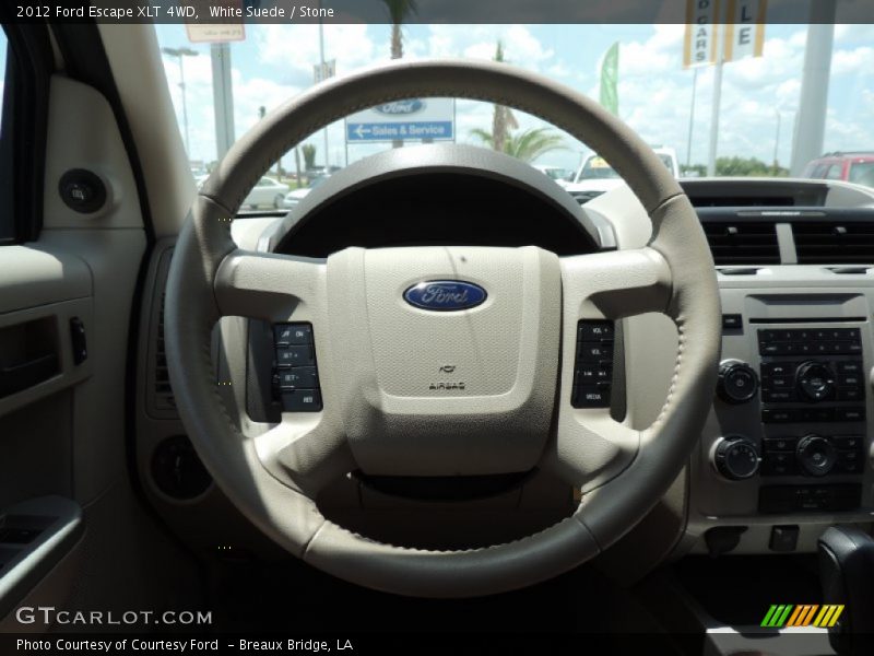 White Suede / Stone 2012 Ford Escape XLT 4WD