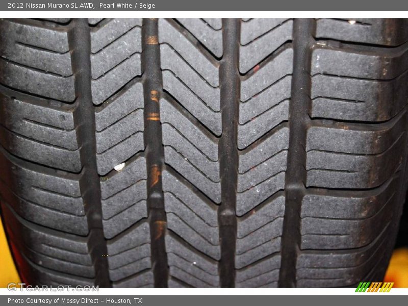 Pearl White / Beige 2012 Nissan Murano SL AWD