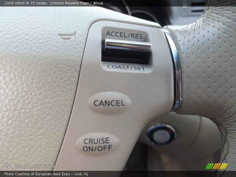 Crimson Roulette Pearl / Wheat 2006 Infiniti M 35 Sedan