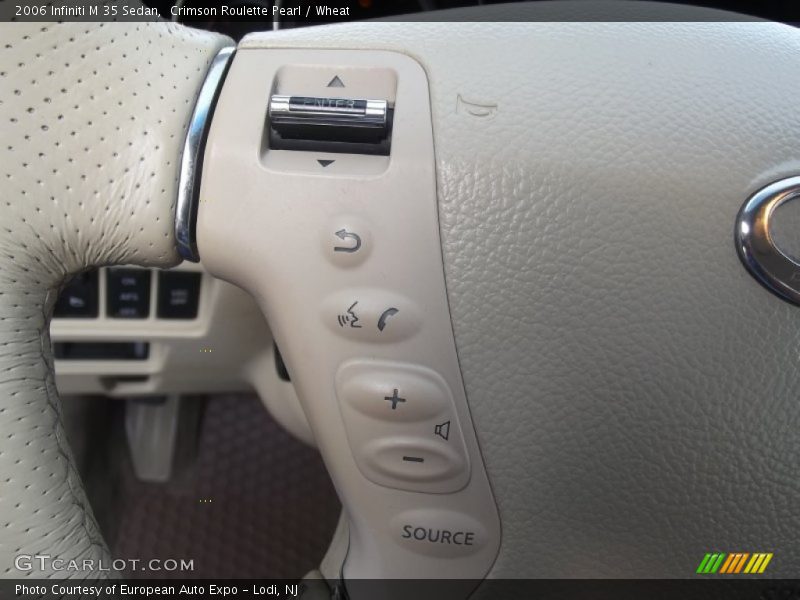 Crimson Roulette Pearl / Wheat 2006 Infiniti M 35 Sedan