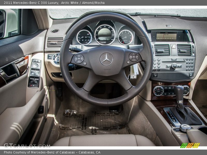 Arctic White / Almond/Mocha 2011 Mercedes-Benz C 300 Luxury