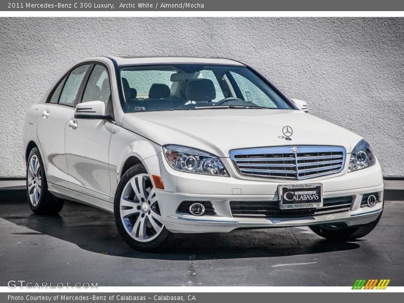 Arctic White / Almond/Mocha 2011 Mercedes-Benz C 300 Luxury