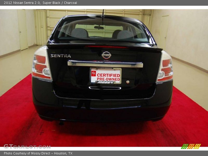 Super Black / Charcoal 2012 Nissan Sentra 2.0