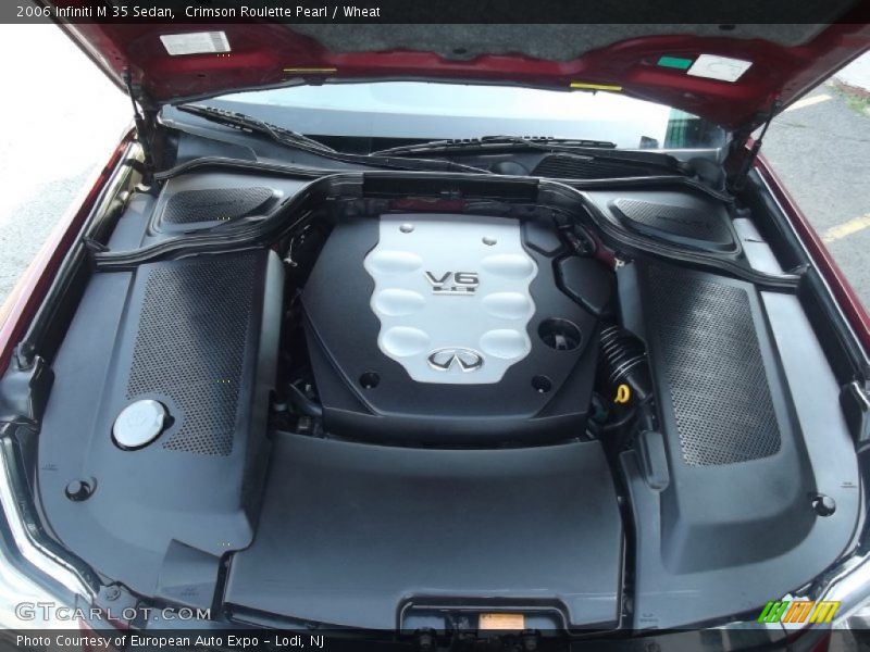 Crimson Roulette Pearl / Wheat 2006 Infiniti M 35 Sedan