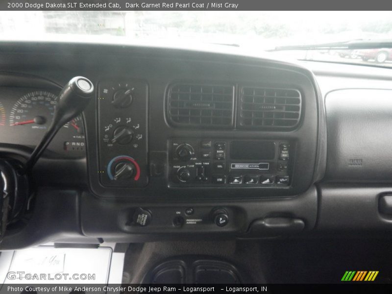 Dark Garnet Red Pearl Coat / Mist Gray 2000 Dodge Dakota SLT Extended Cab
