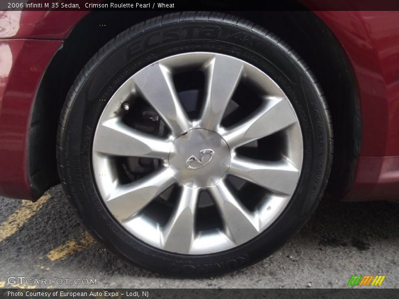Crimson Roulette Pearl / Wheat 2006 Infiniti M 35 Sedan
