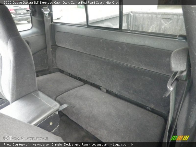 Dark Garnet Red Pearl Coat / Mist Gray 2000 Dodge Dakota SLT Extended Cab