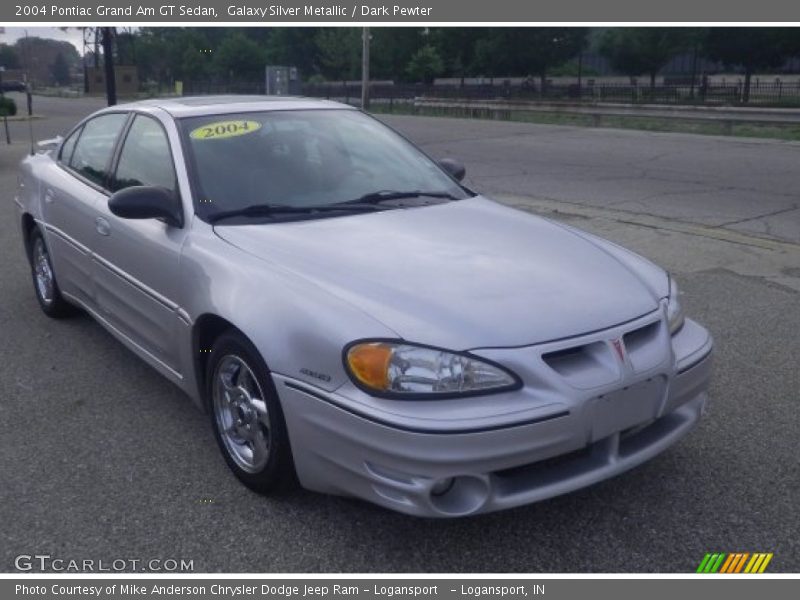 Galaxy Silver Metallic / Dark Pewter 2004 Pontiac Grand Am GT Sedan
