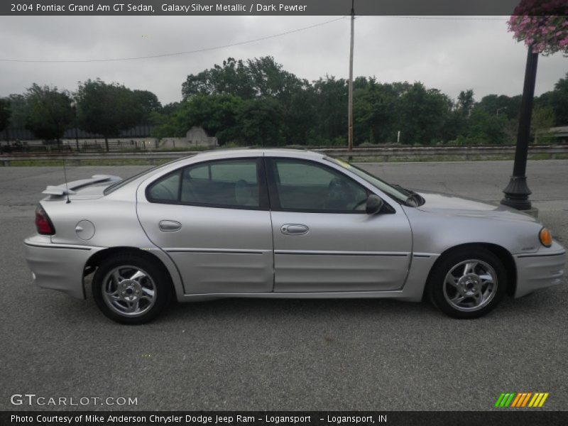 Galaxy Silver Metallic / Dark Pewter 2004 Pontiac Grand Am GT Sedan