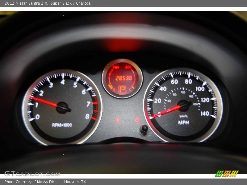 Super Black / Charcoal 2012 Nissan Sentra 2.0