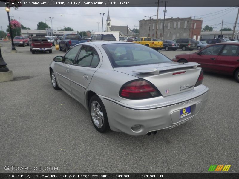 Galaxy Silver Metallic / Dark Pewter 2004 Pontiac Grand Am GT Sedan