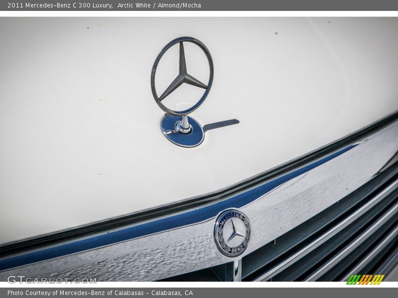 Arctic White / Almond/Mocha 2011 Mercedes-Benz C 300 Luxury