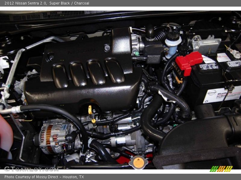 Super Black / Charcoal 2012 Nissan Sentra 2.0