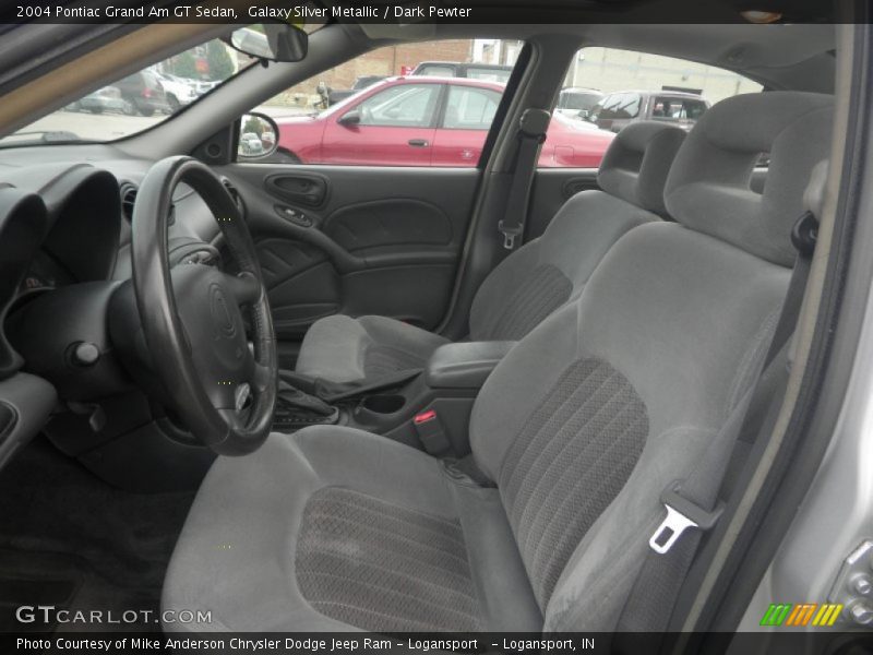 Galaxy Silver Metallic / Dark Pewter 2004 Pontiac Grand Am GT Sedan