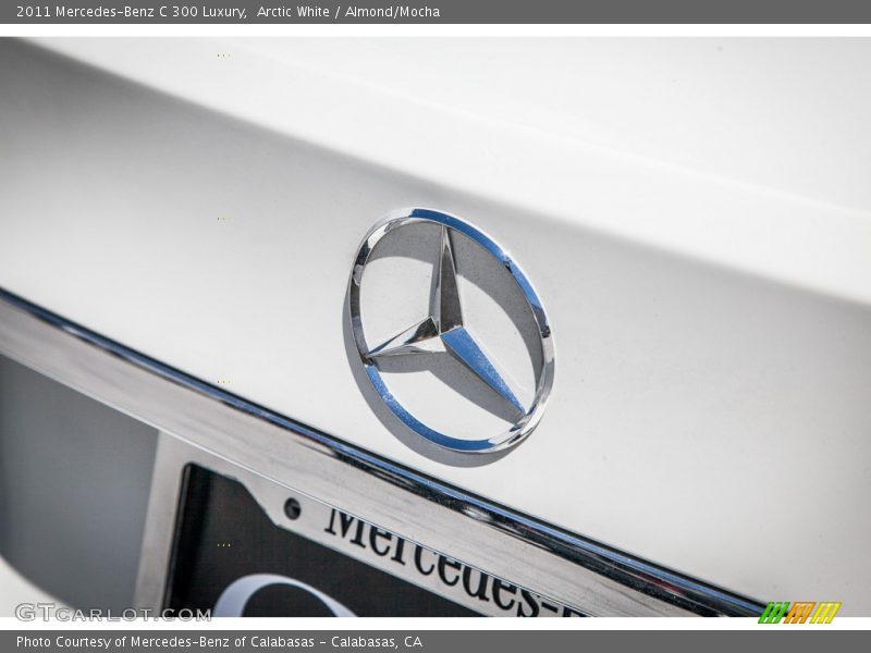 Arctic White / Almond/Mocha 2011 Mercedes-Benz C 300 Luxury