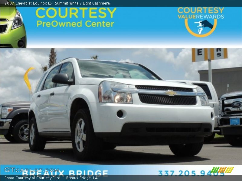 Summit White / Light Cashmere 2007 Chevrolet Equinox LS