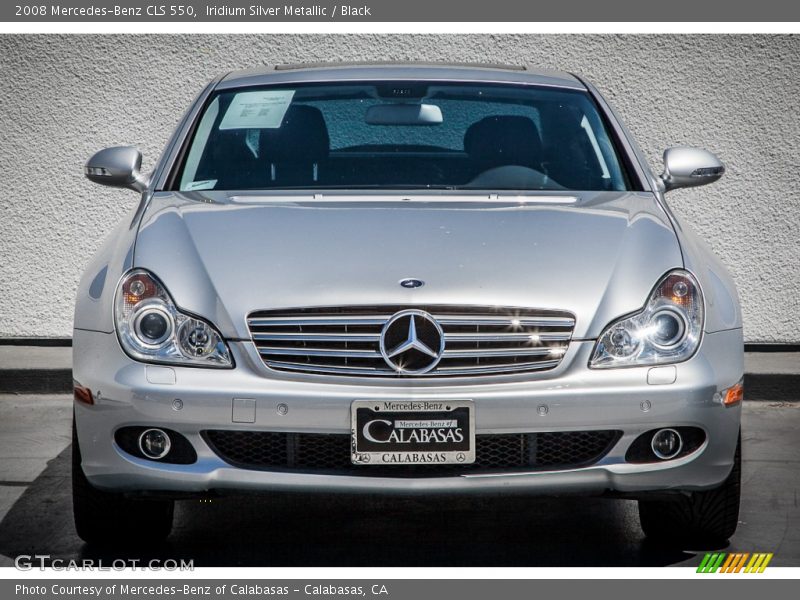 Iridium Silver Metallic / Black 2008 Mercedes-Benz CLS 550
