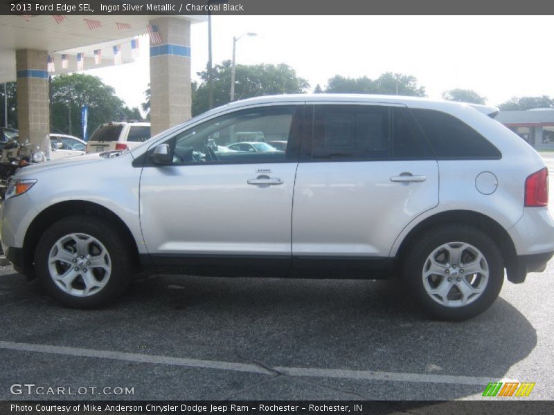 Ingot Silver Metallic / Charcoal Black 2013 Ford Edge SEL
