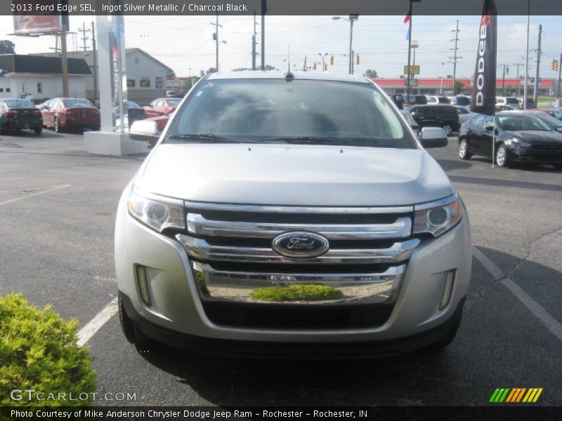 Ingot Silver Metallic / Charcoal Black 2013 Ford Edge SEL