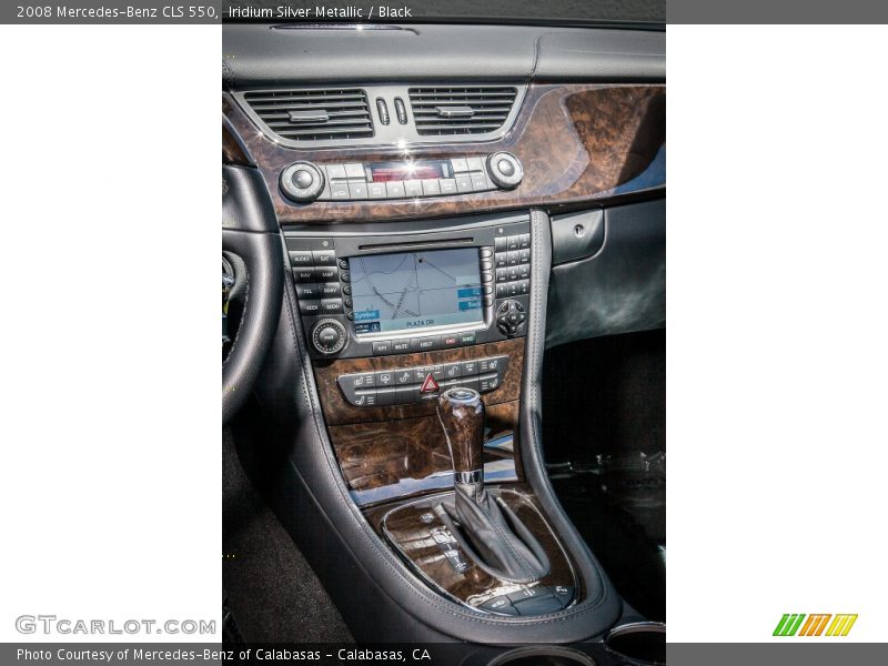 Iridium Silver Metallic / Black 2008 Mercedes-Benz CLS 550