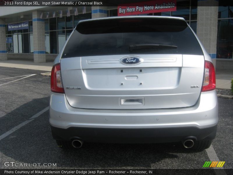 Ingot Silver Metallic / Charcoal Black 2013 Ford Edge SEL