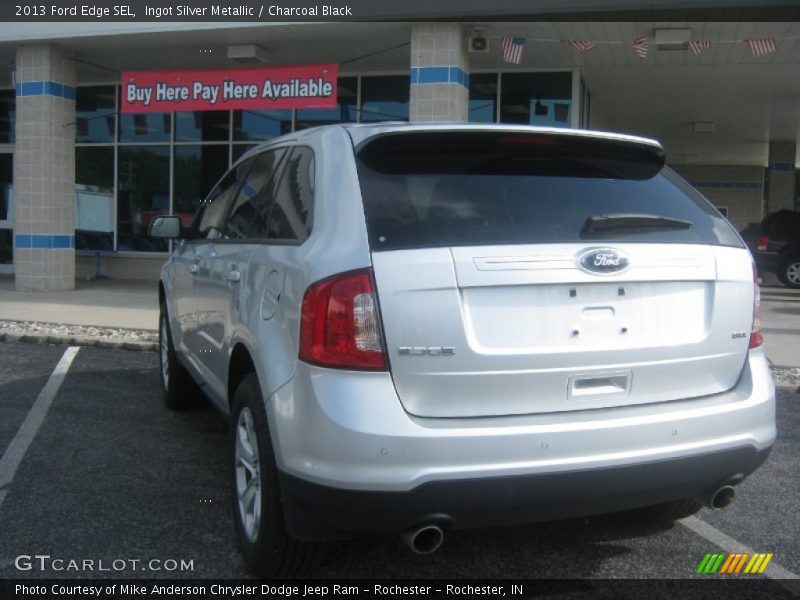 Ingot Silver Metallic / Charcoal Black 2013 Ford Edge SEL