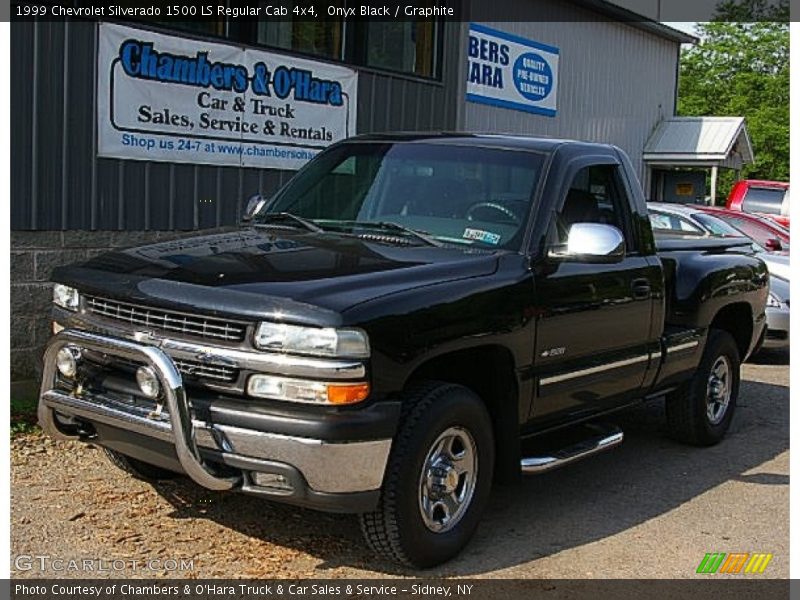 Onyx Black / Graphite 1999 Chevrolet Silverado 1500 LS Regular Cab 4x4
