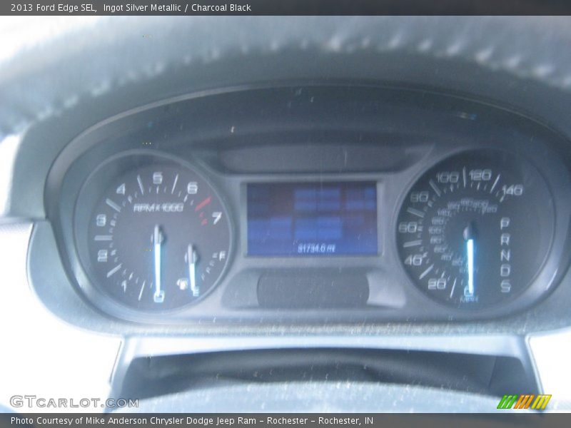 Ingot Silver Metallic / Charcoal Black 2013 Ford Edge SEL