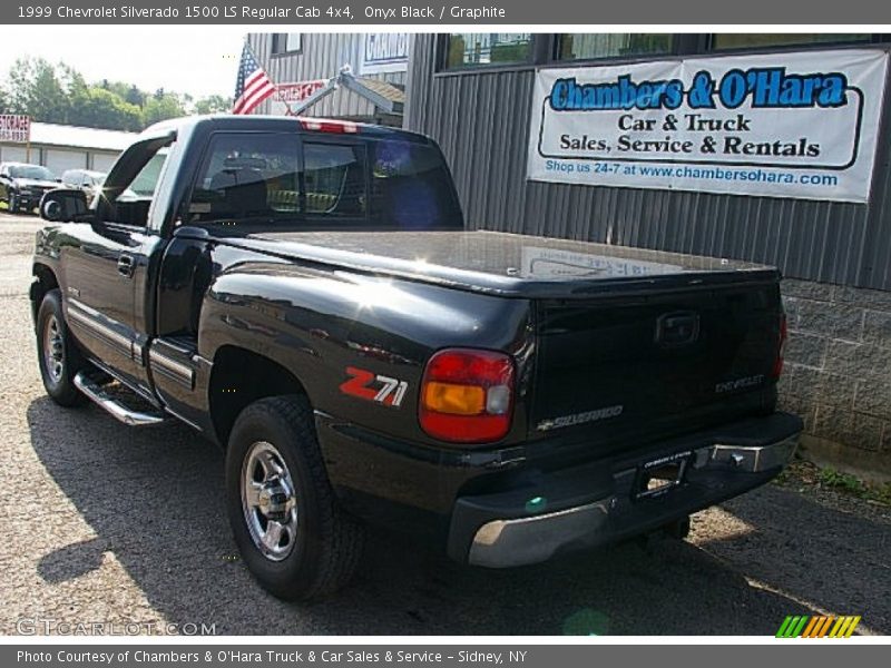 Onyx Black / Graphite 1999 Chevrolet Silverado 1500 LS Regular Cab 4x4