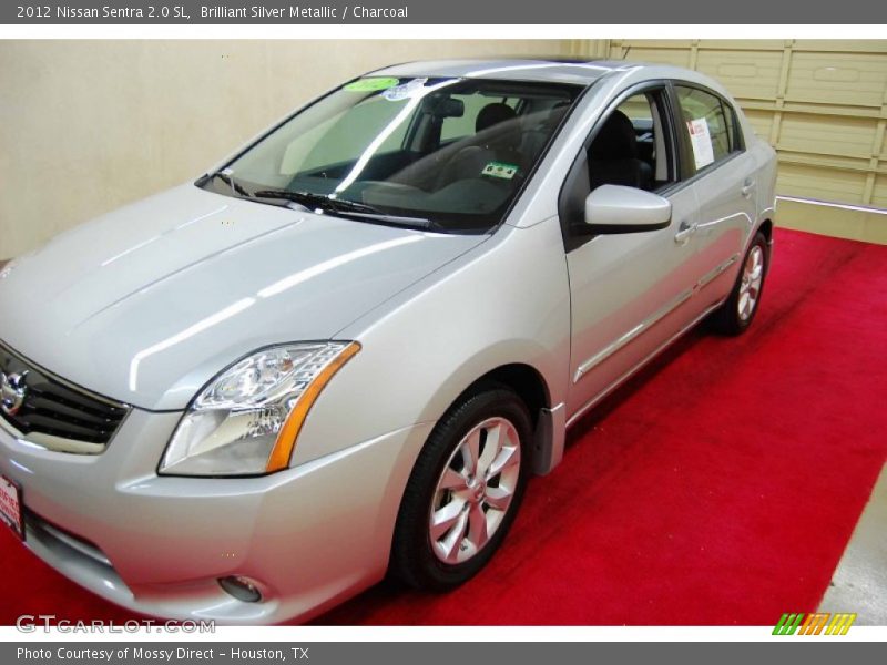 Brilliant Silver Metallic / Charcoal 2012 Nissan Sentra 2.0 SL