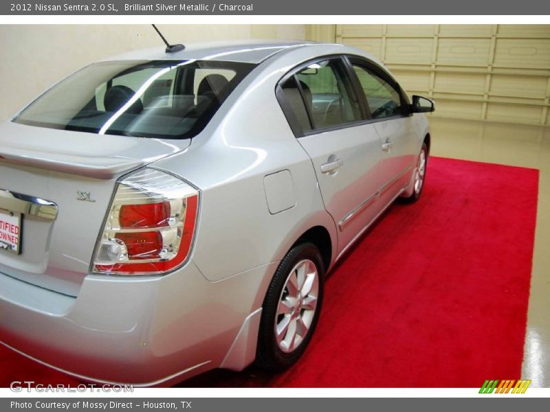 Brilliant Silver Metallic / Charcoal 2012 Nissan Sentra 2.0 SL