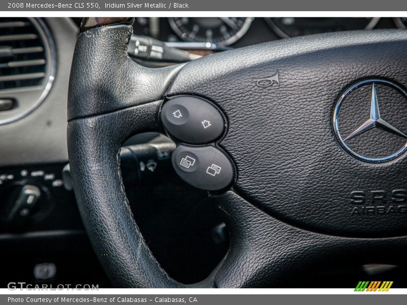 Iridium Silver Metallic / Black 2008 Mercedes-Benz CLS 550