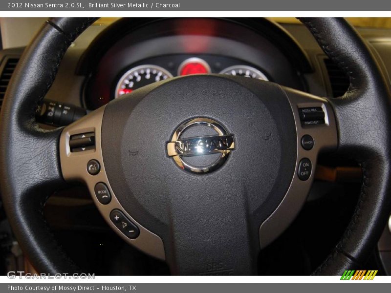 Brilliant Silver Metallic / Charcoal 2012 Nissan Sentra 2.0 SL