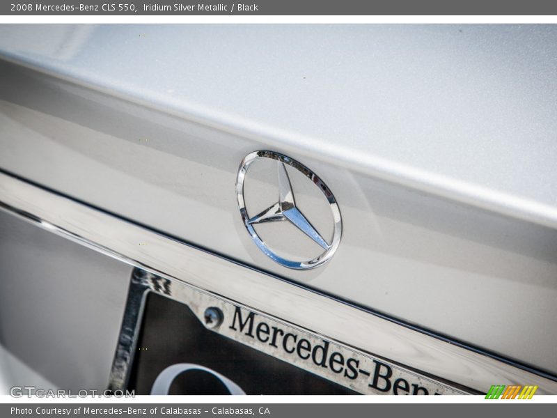 Iridium Silver Metallic / Black 2008 Mercedes-Benz CLS 550
