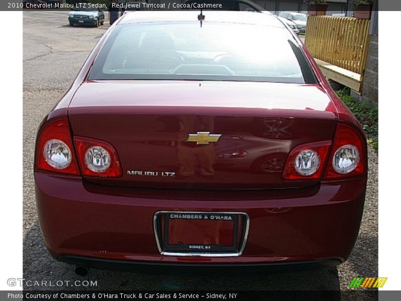 Red Jewel Tintcoat / Cocoa/Cashmere 2010 Chevrolet Malibu LTZ Sedan