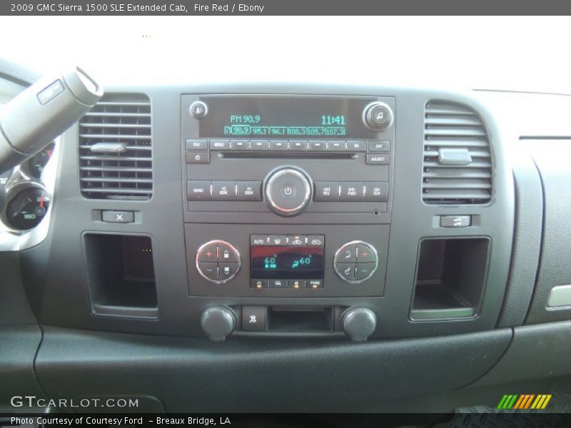 Fire Red / Ebony 2009 GMC Sierra 1500 SLE Extended Cab