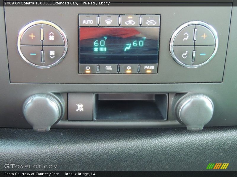 Fire Red / Ebony 2009 GMC Sierra 1500 SLE Extended Cab