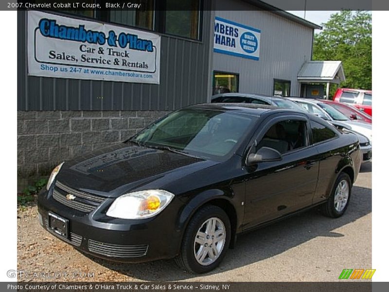 Black / Gray 2007 Chevrolet Cobalt LT Coupe