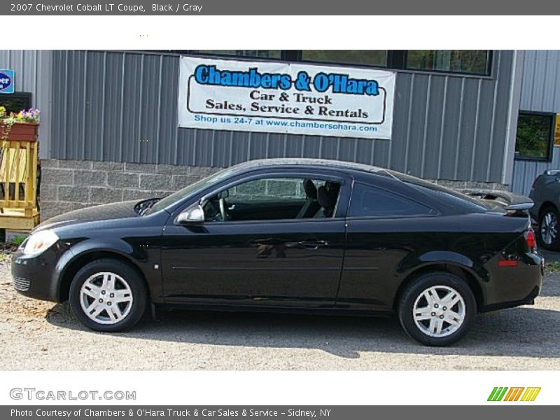 Black / Gray 2007 Chevrolet Cobalt LT Coupe