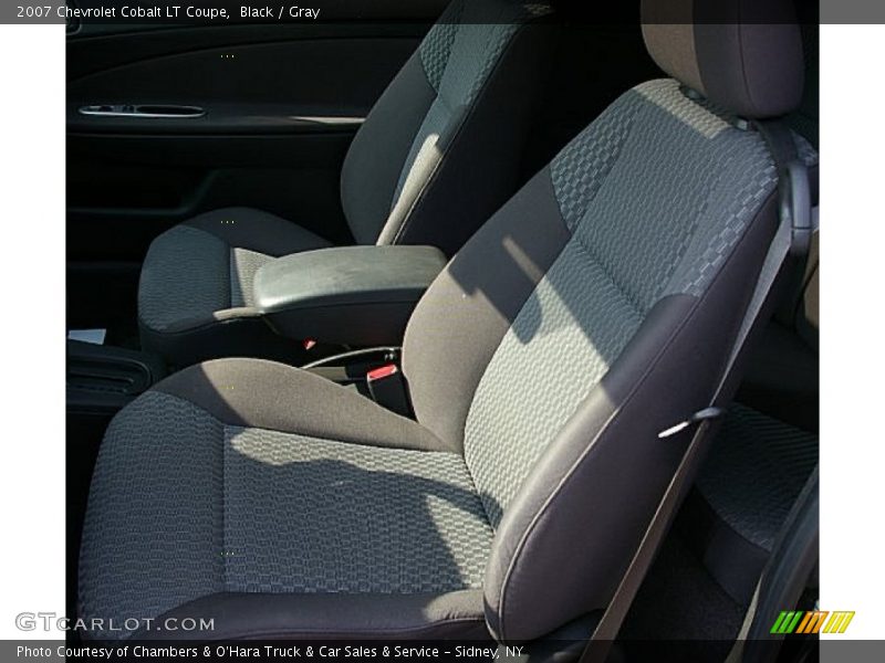 Black / Gray 2007 Chevrolet Cobalt LT Coupe