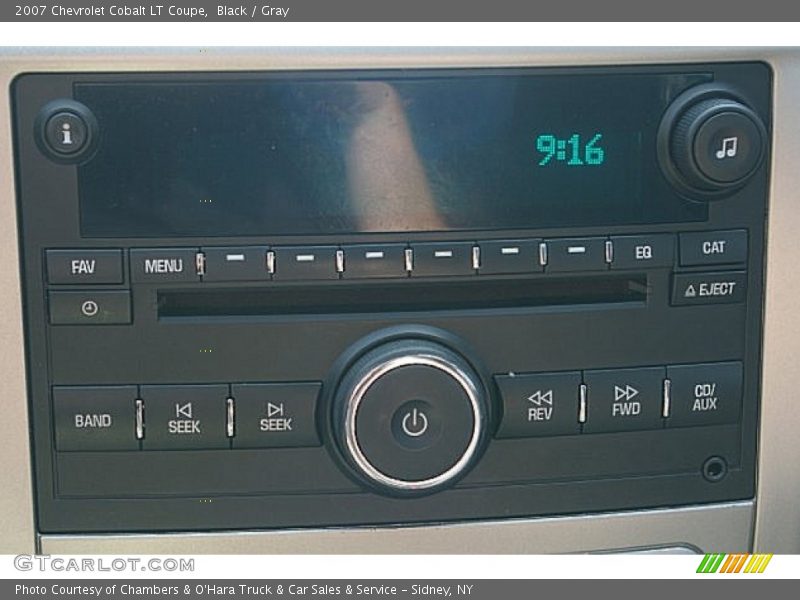 Black / Gray 2007 Chevrolet Cobalt LT Coupe