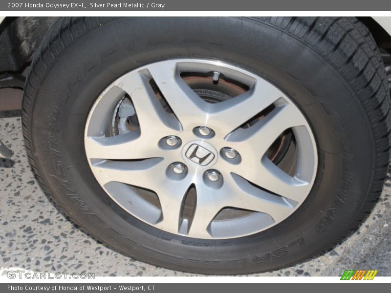 Silver Pearl Metallic / Gray 2007 Honda Odyssey EX-L