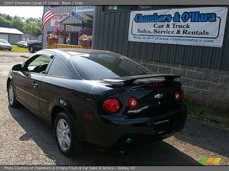 Black / Gray 2007 Chevrolet Cobalt LT Coupe