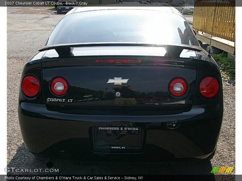 Black / Gray 2007 Chevrolet Cobalt LT Coupe