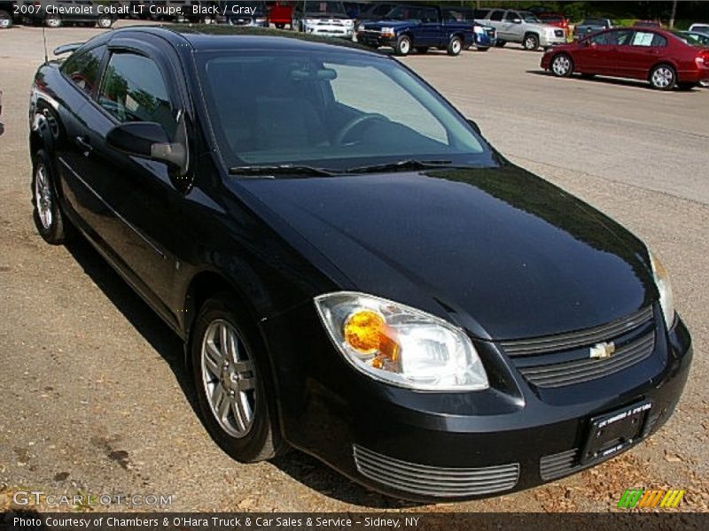 Black / Gray 2007 Chevrolet Cobalt LT Coupe