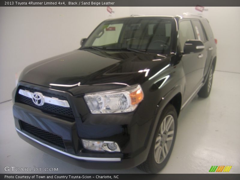 Black / Sand Beige Leather 2013 Toyota 4Runner Limited 4x4