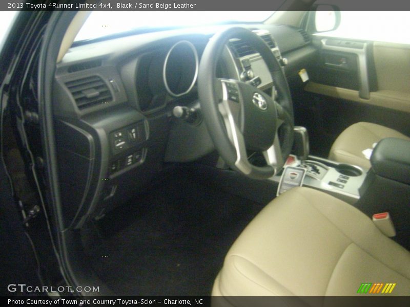 Black / Sand Beige Leather 2013 Toyota 4Runner Limited 4x4