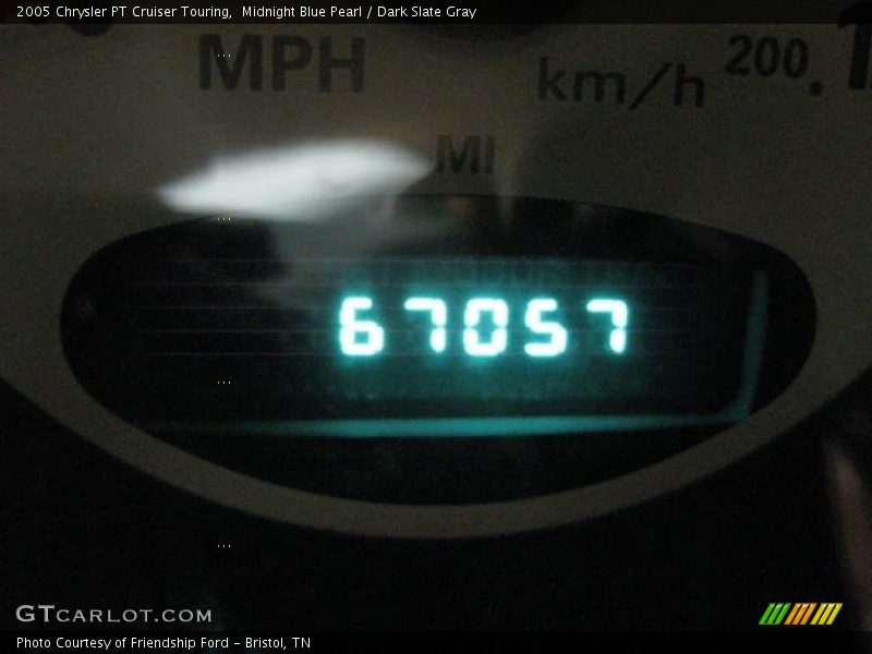 Midnight Blue Pearl / Dark Slate Gray 2005 Chrysler PT Cruiser Touring